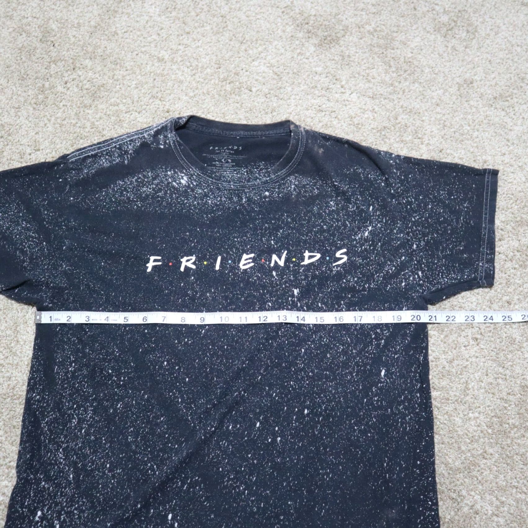 Logo 7 Sitcom Fan’s Friends The Television Series TV Show Logo Black T-Shirt Size Large Size US L / EU 52-54 / 3 - 4 Thumbnail