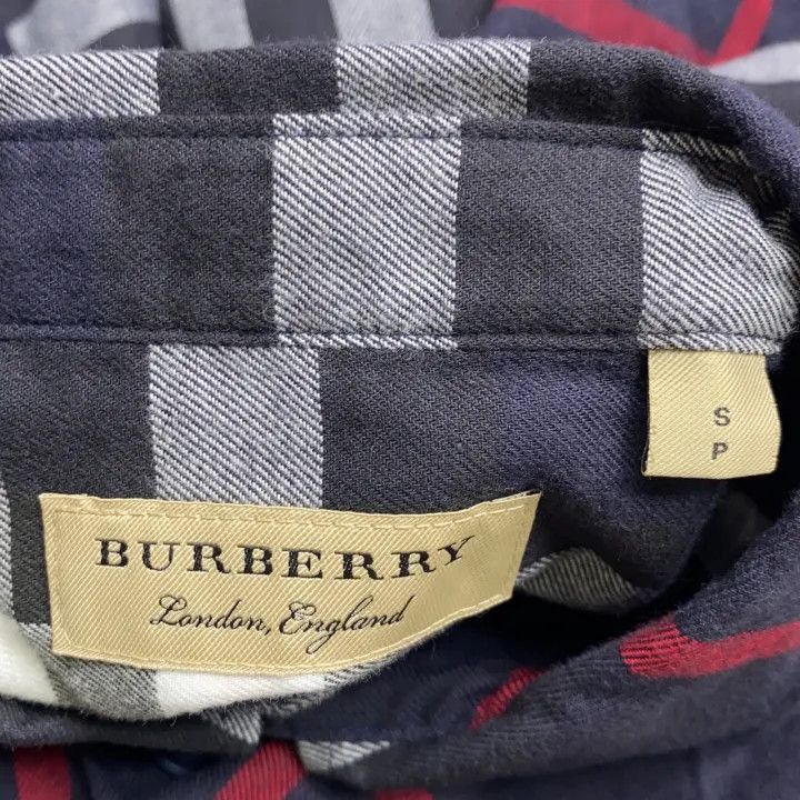 Burberry Burberry Burberry Blue Plaid Button-Up Long Sleeve Shirt-2 Size US S / EU 44-46 / 1 - 4 Thumbnail