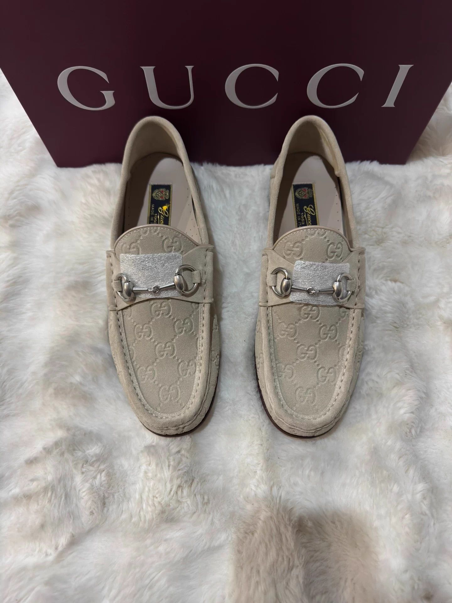 Gucci Gucci Suede All-over Horsebit Loafer 41/7 New Size US 7 / EU 40 - 1 Thumbnail