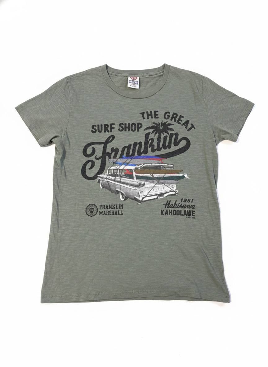 Franklin & Marshall Franklin Marshall "The Great Surf Shop" Varsity T-Shirt Size US M / EU 48-50 / 2 - 1 Thumbnail