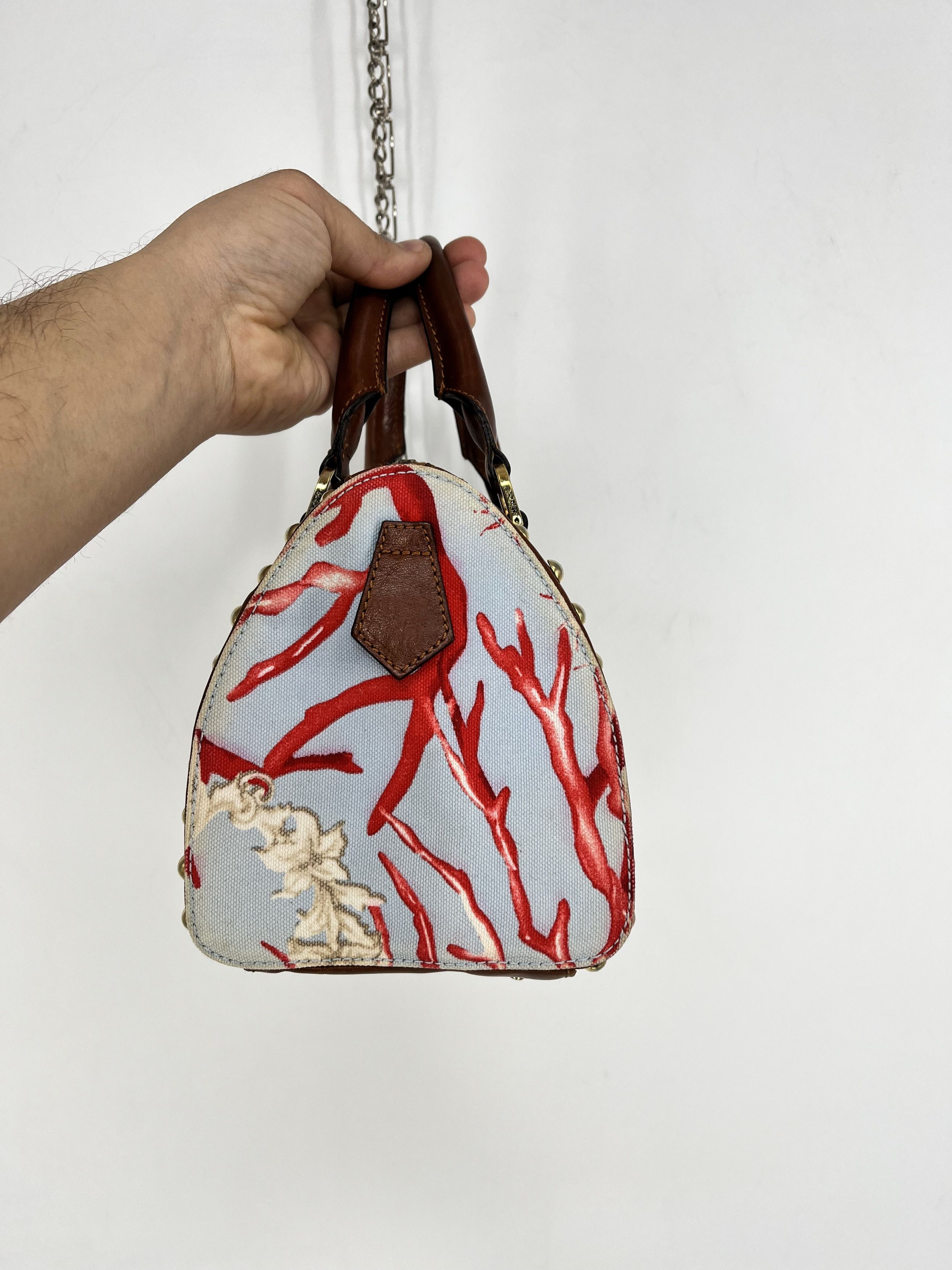 Versace S 2005 Versace by Donatella Micro/Mini Ocean Themed Duffle Size ONE SIZE - 4 Thumbnail