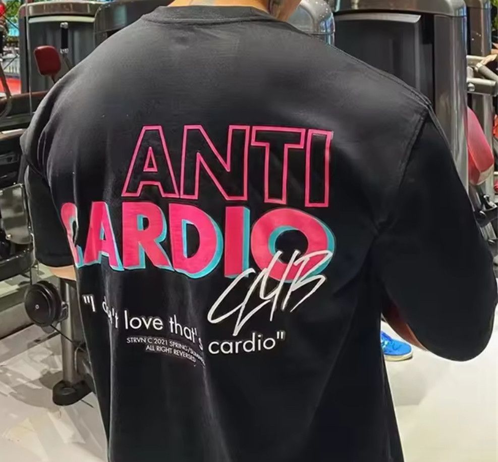 Other Streetwear Y2K Gym Love Cardio Short Sleeve T-Shirt Size US L / EU 52-54 / 3 - 2 Thumbnail