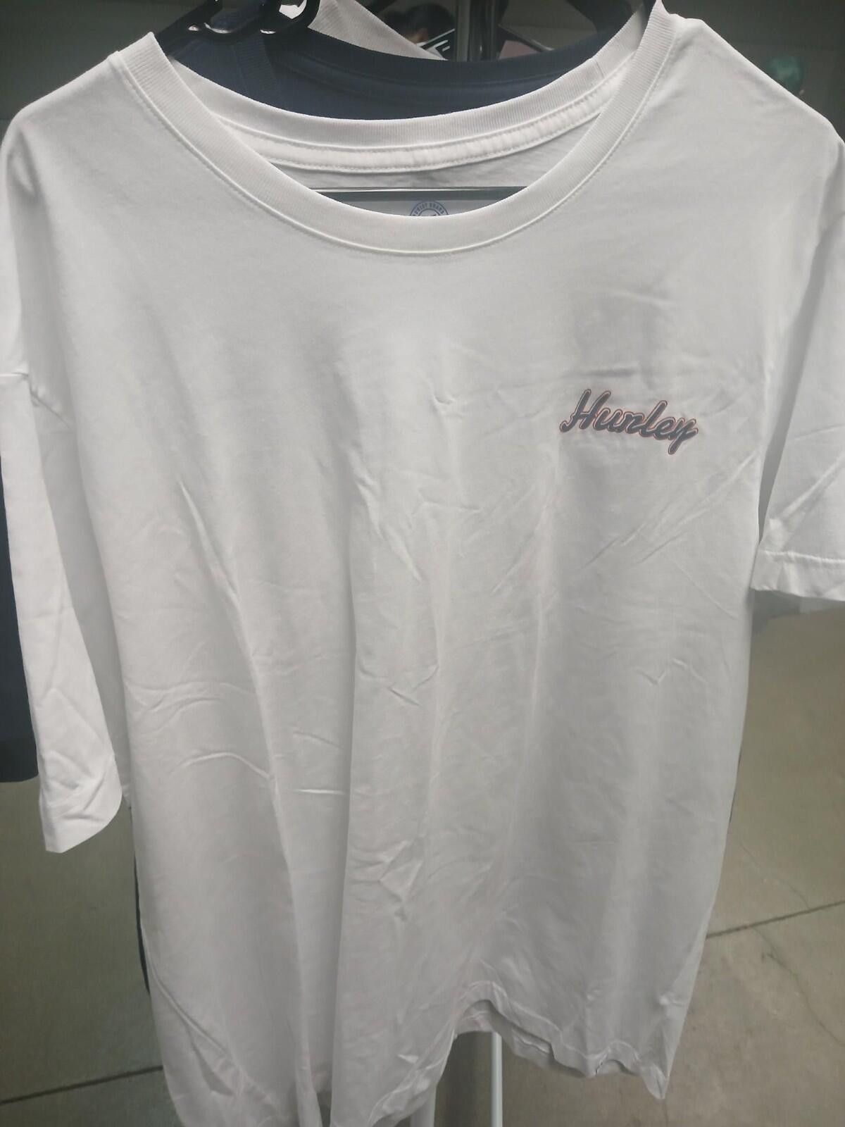 Hurley Hurley Palm T-Shirt XXL White Beach Surf Casual Streetwear Size US XXL / EU 58 / 5 - 3 Thumbnail