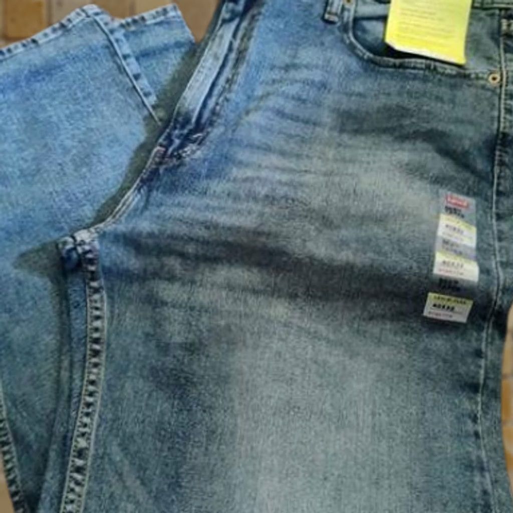 Vintage LEVIS 502 Jeans Blue 502 Jeans Tapered Regular Fit Size 40 x 32 Flex Eco Stretch Belt Loops Light Wash Denim Men Size US 40 / EU 56 - 1 Preview