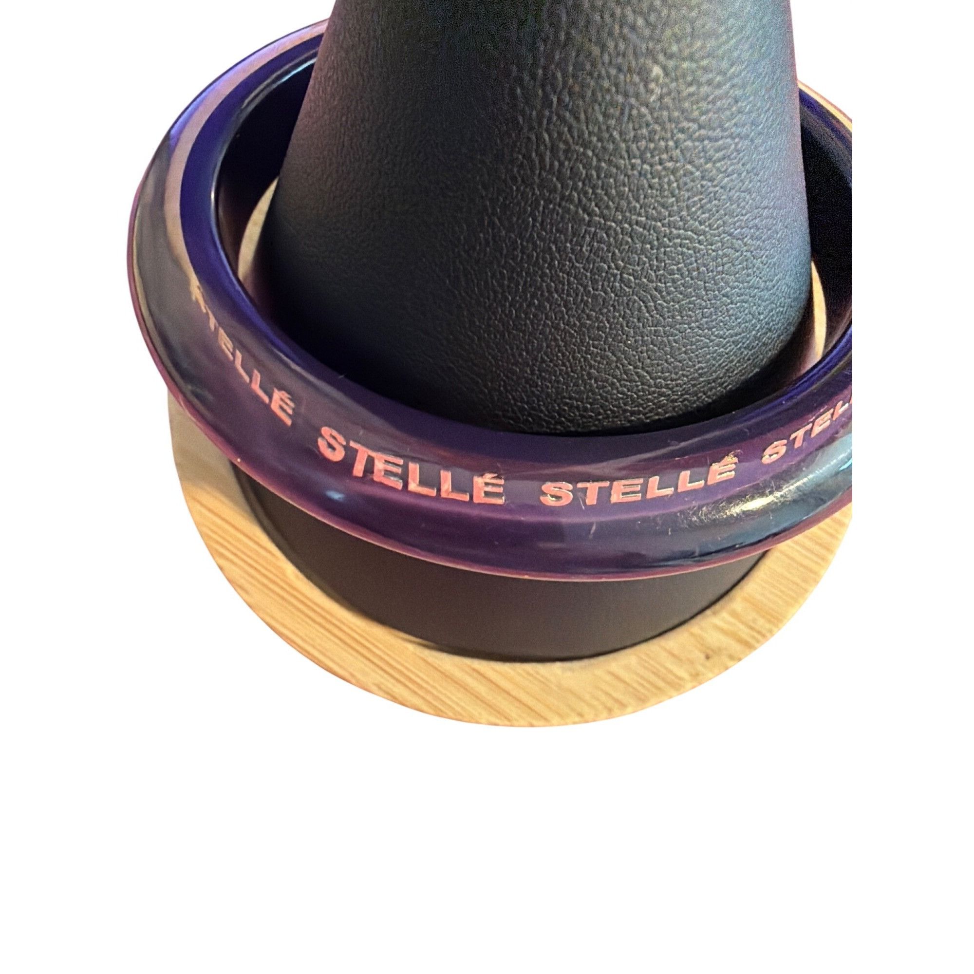 Other Stellé Clear Purple Acrylic Bangle Bracelet Gold Lettering 2 Size ONE SIZE - 2 Thumbnail