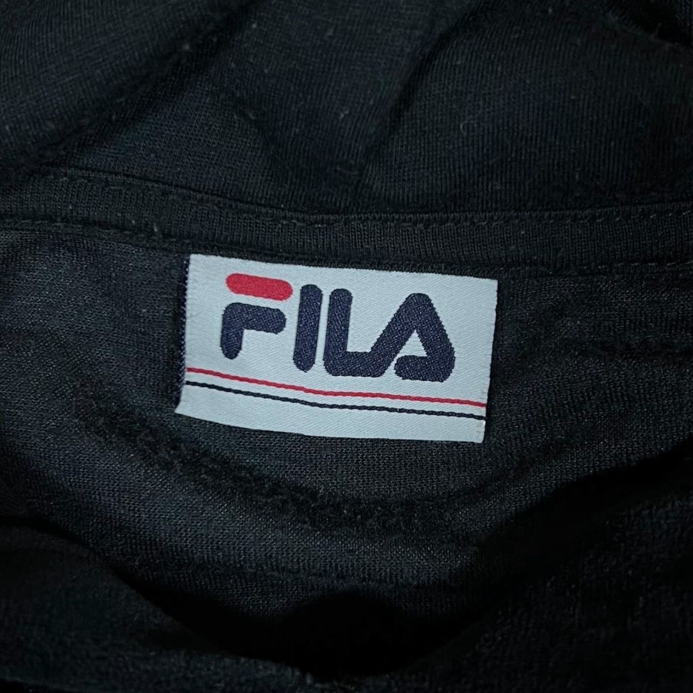 Fila FILA Rhinestone Diamante Spellout Black Velour Cropped Hoodie Women's M Color Black Hoodie Womens M Velour Cropped Dilamante Spellout Size M / US 6-8 / IT 42-44 - 3 Thumbnail
