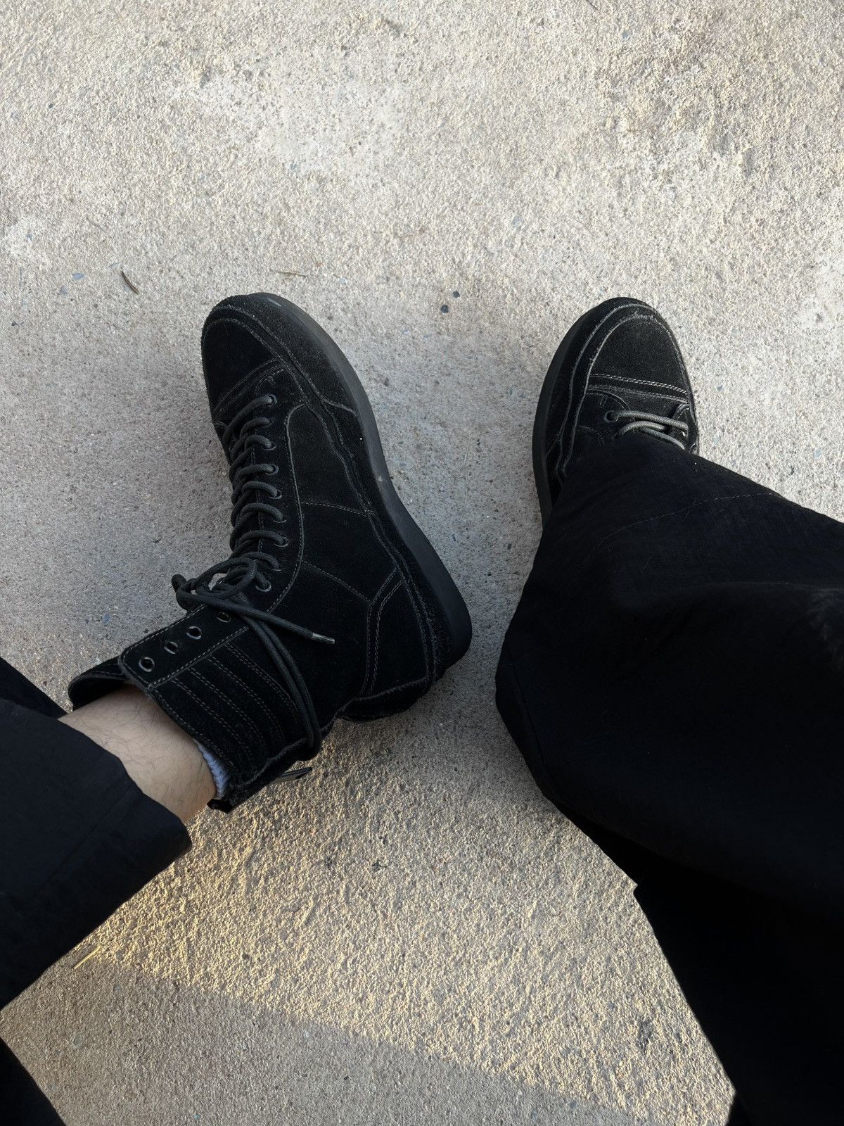 5351 POUR LES HOMMES (EU 43.5) // 5351 Pour Les Hommes Leather High Top Sneaker Size US 9.5 / EU 42-43 - 1 Thumbnail