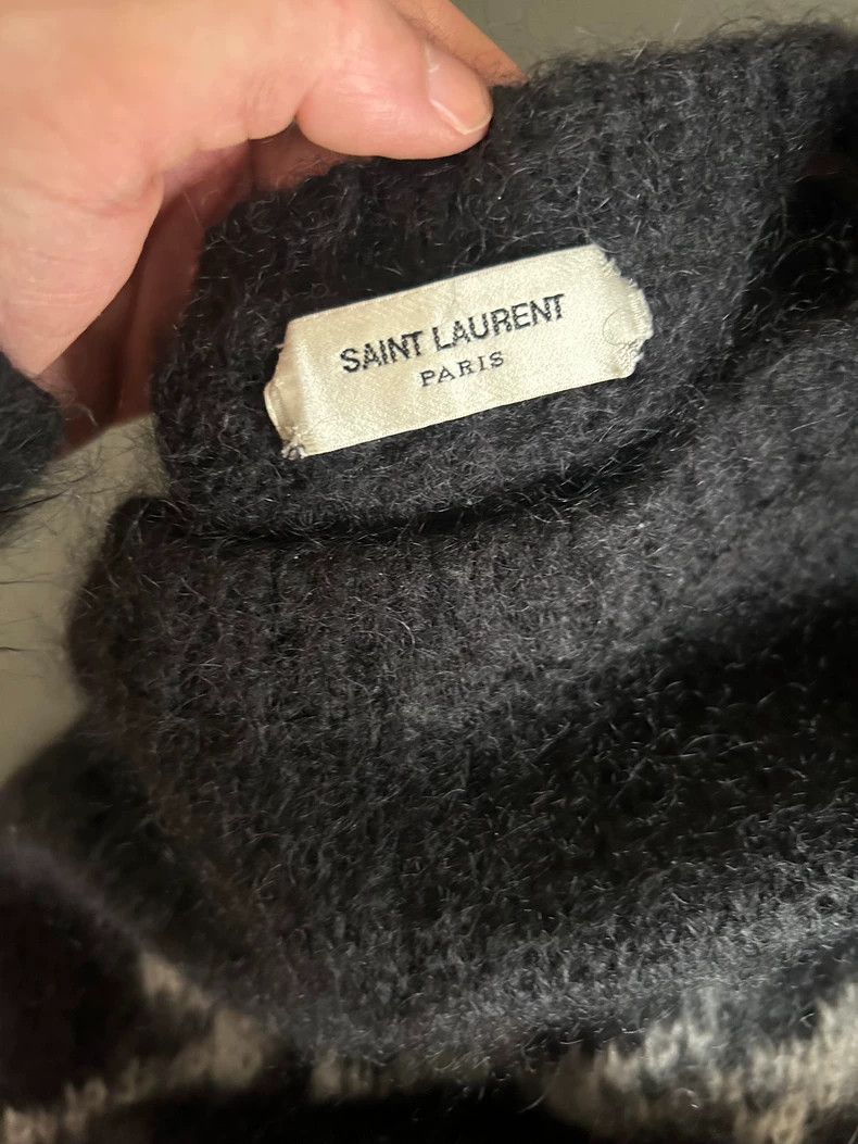 Yves Saint Laurent Saint laurent 22FW Letter Logo Sweater 2503-Nextarrow Size US S / EU 44-46 / 1 - 4 Thumbnail