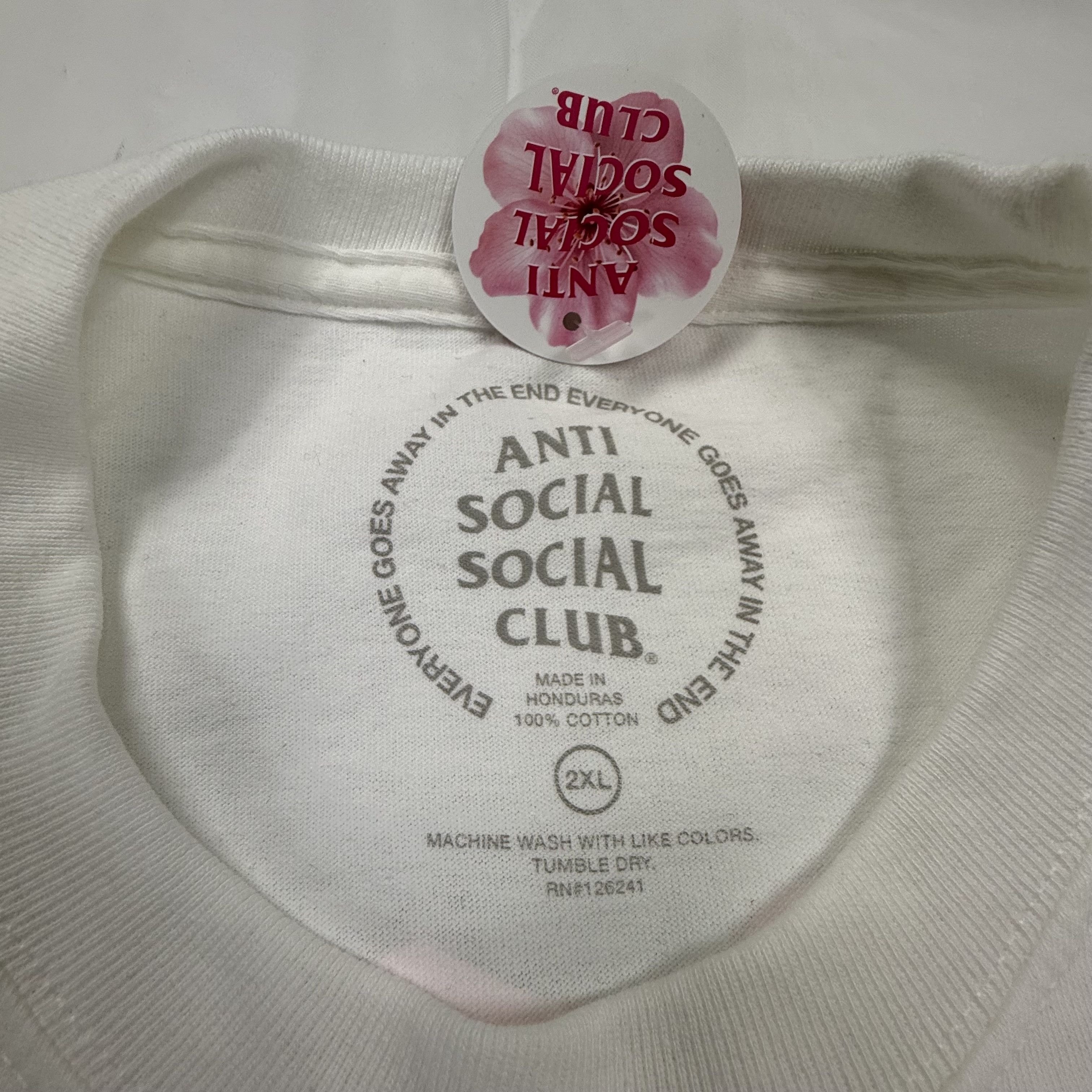 Anti Social Social Club Anti Social Social Club ASSC 3D Block Graphic T-Shirt Mens Size US XXL / EU 58 / 5 - 4 Thumbnail