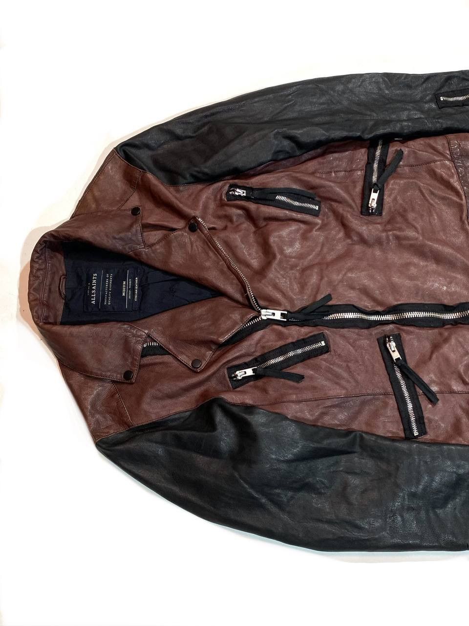 Allsaints Allsaints Men Leather Jacket Size US S / EU 44-46 / 1 - 8 Thumbnail