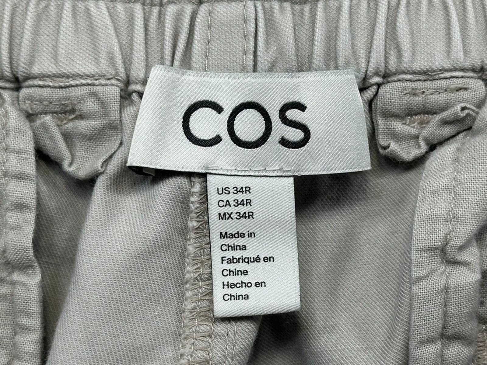 Cos Cos Pleated Straight Leg Carpenter Chinos Brown Mens 34R Size US 34 / EU 50 - 6 Thumbnail