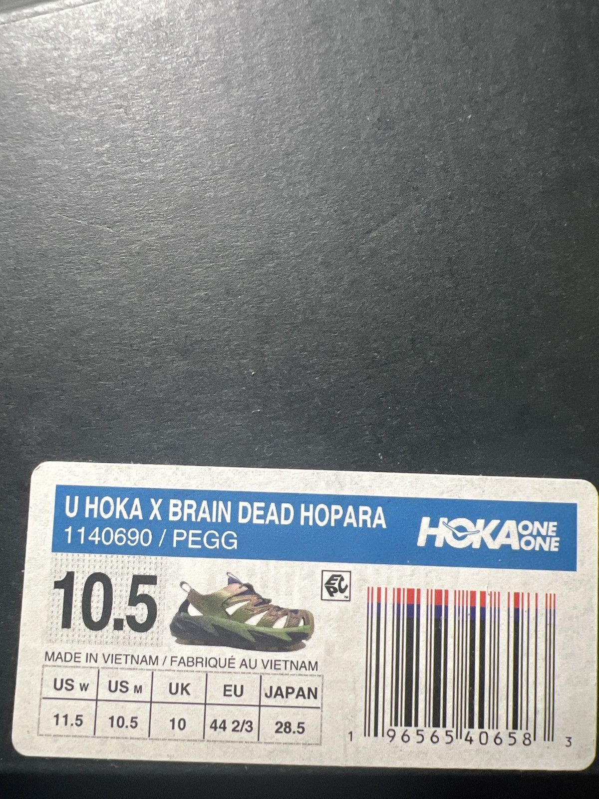 Brain Dead × Hoka BRAIN DEAD X HOKA HOPARA Size US 10.5 / EU 43-44 - 7 Thumbnail