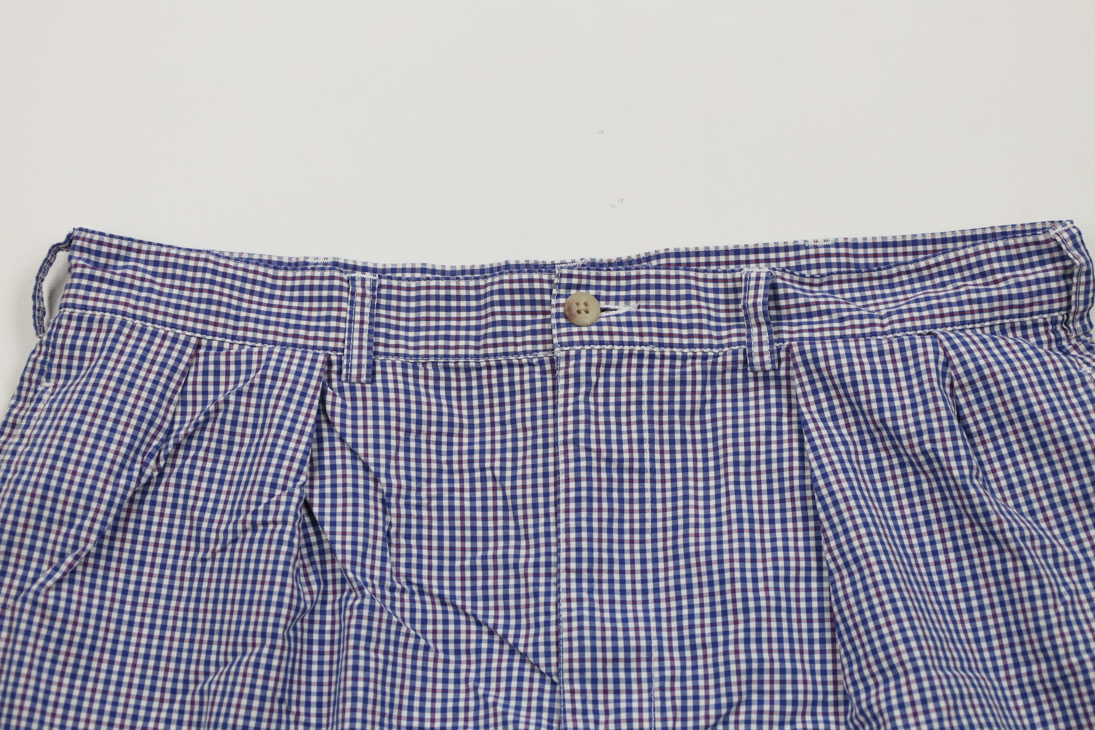 Ralph Lauren Vintage 90s Ralph Lauren Golf Chino Shorts Plaid Cotton Size US 34 / EU 50 - 2 Thumbnail