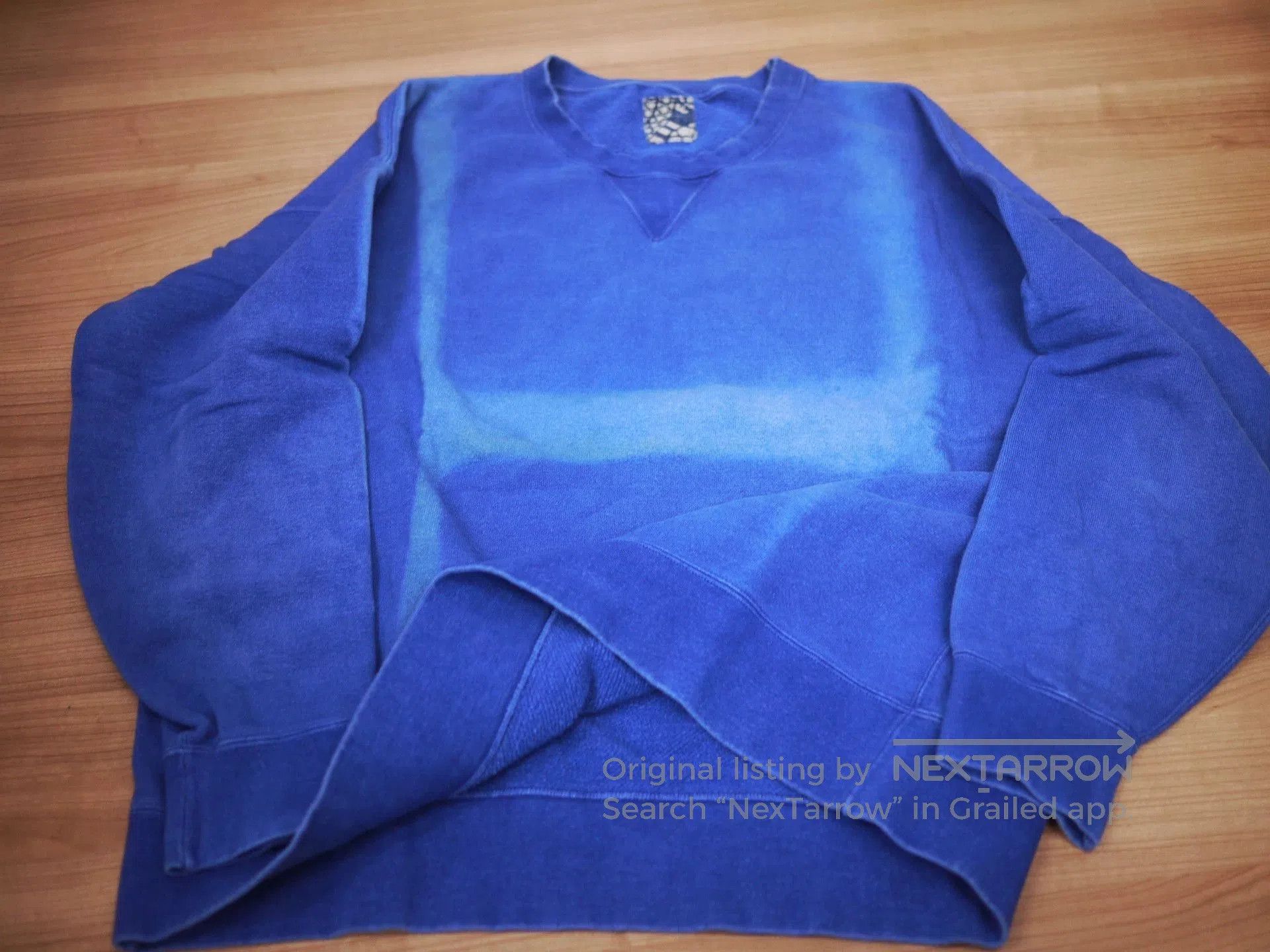 Visvim Blue Long Sleeve Sweatshirt Size L. Size US L / EU 52-54 / 3 - 3 Thumbnail