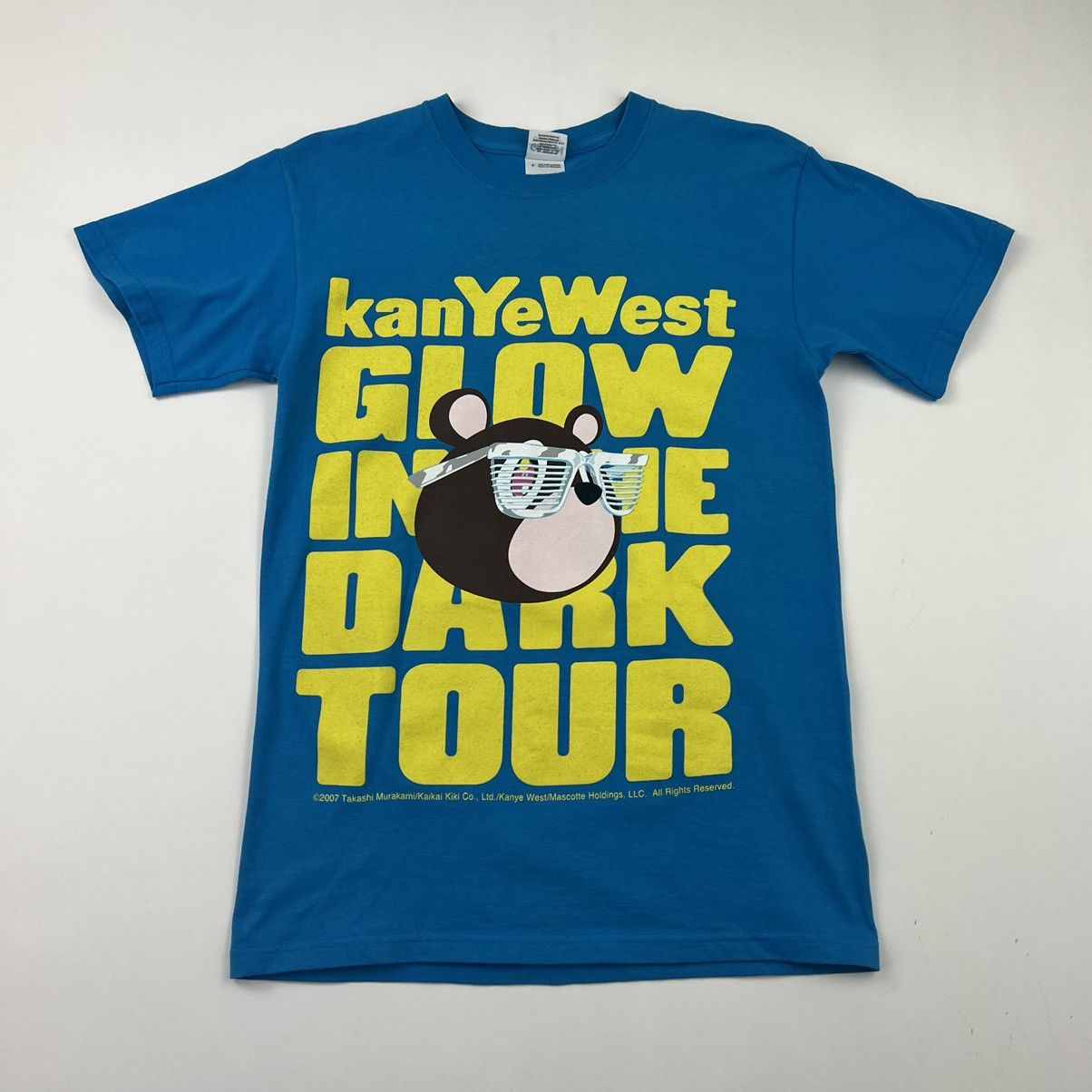Kanye West × Takashi Murakami Kanye West Glow In The Dark Tour Tee Size US S / EU 44-46 / 1 - 1 Thumbnail