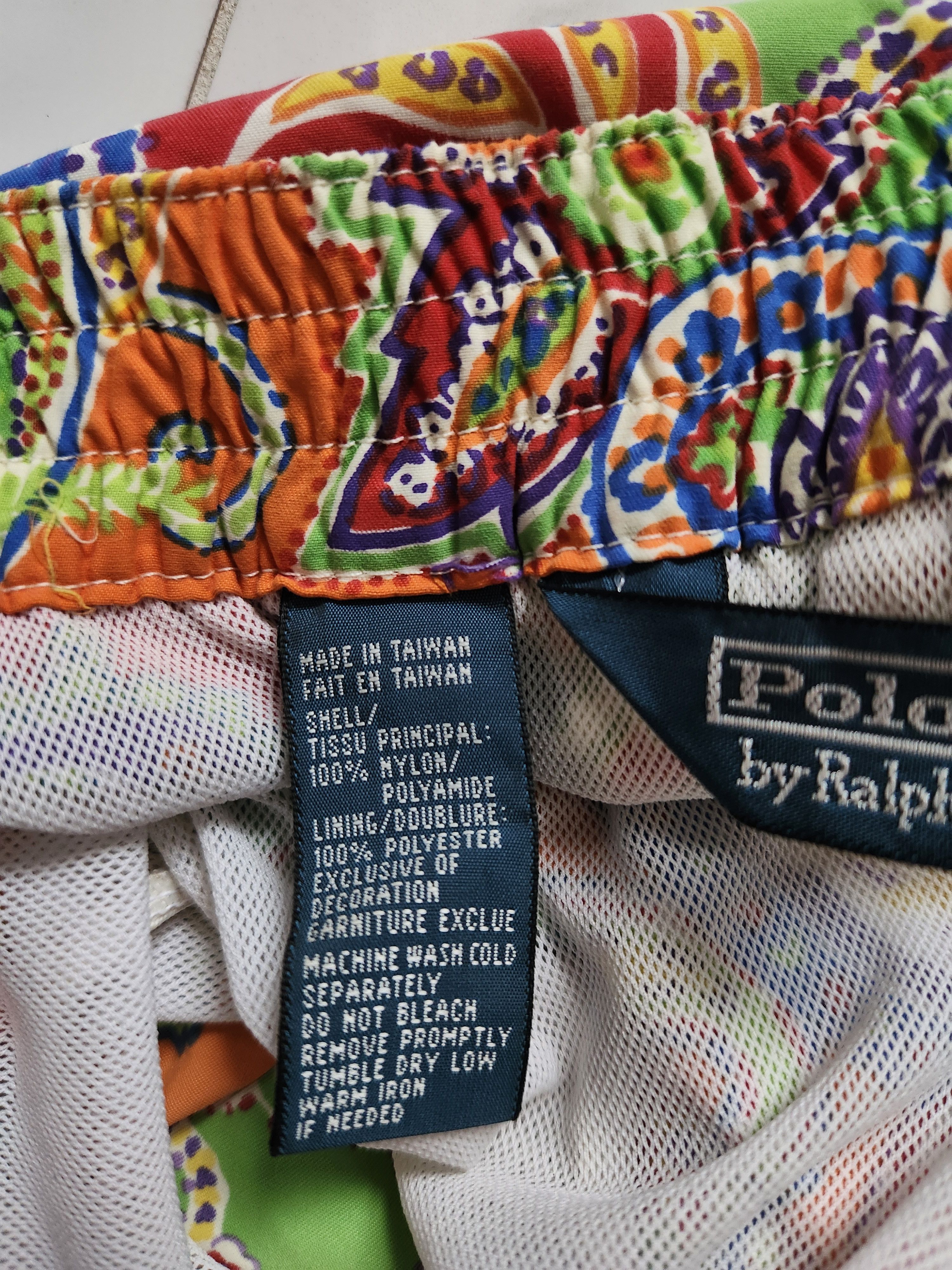 Polo Ralph Lauren Polo Ralph Lauren Paisley Swim Trunks Size US 31 - 4 Thumbnail