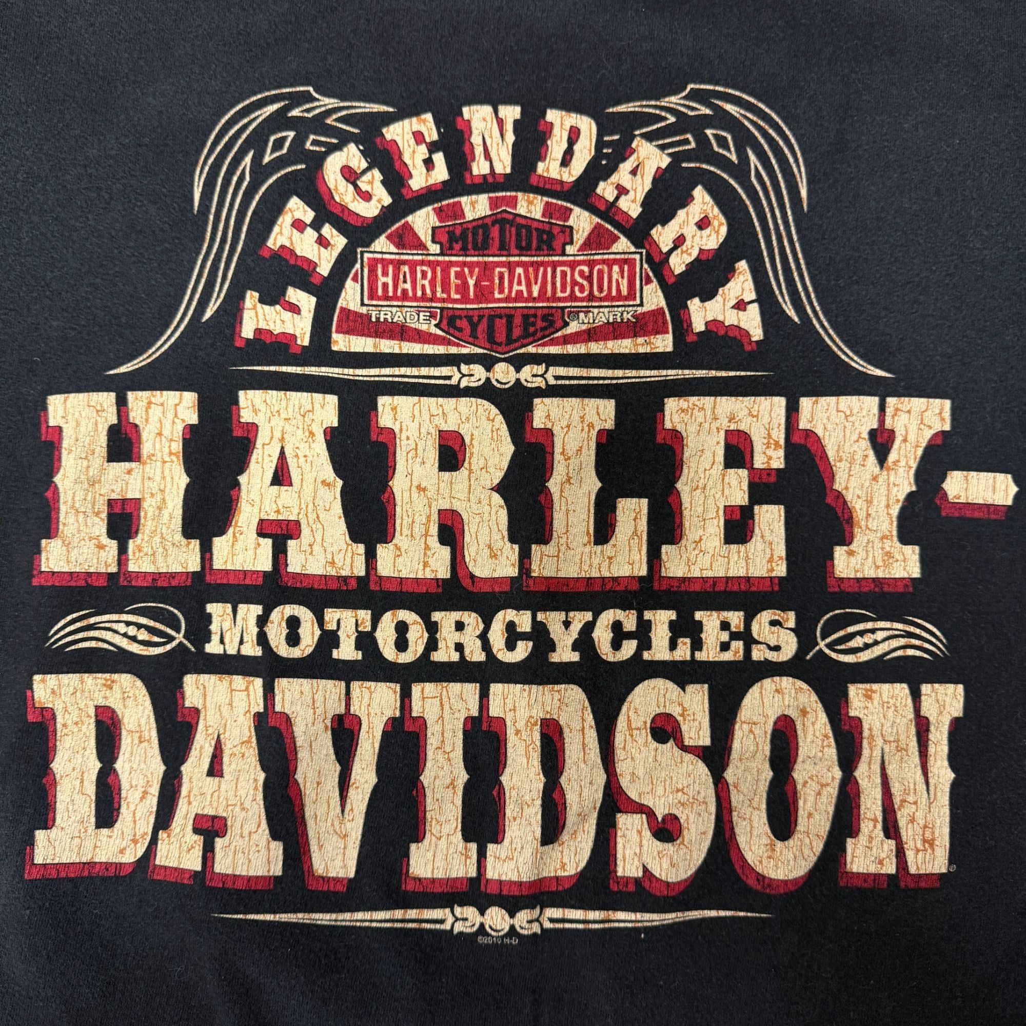 Harley Davidson FLAMING DICE Motorcycle Biker CASINO GAMBLER T Shirt Size US L / EU 52-54 / 3 - 3 Thumbnail