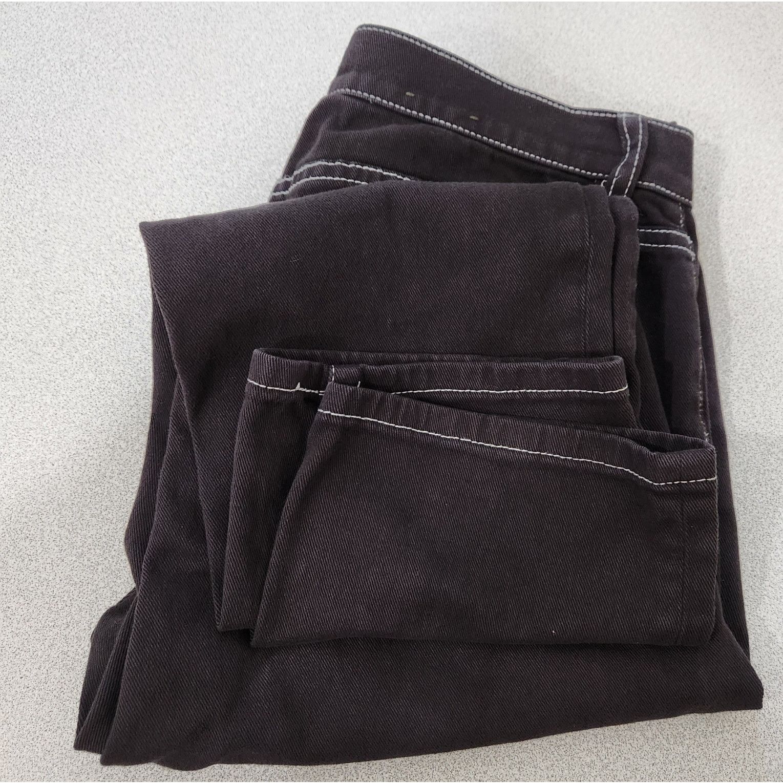 Other LRL Lauren Jeans Co Black Flat Front Ankle Length Jeans 8 Size 30" / US 8 / IT 44 - 5 Thumbnail