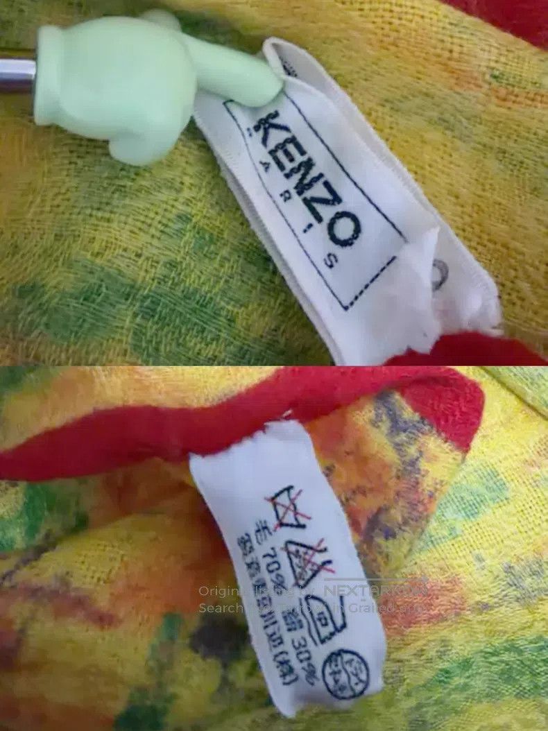 Kenzo Kenzo Scarf with vibrant tie-dye pattern| Size ONE SIZE - 9 Thumbnail