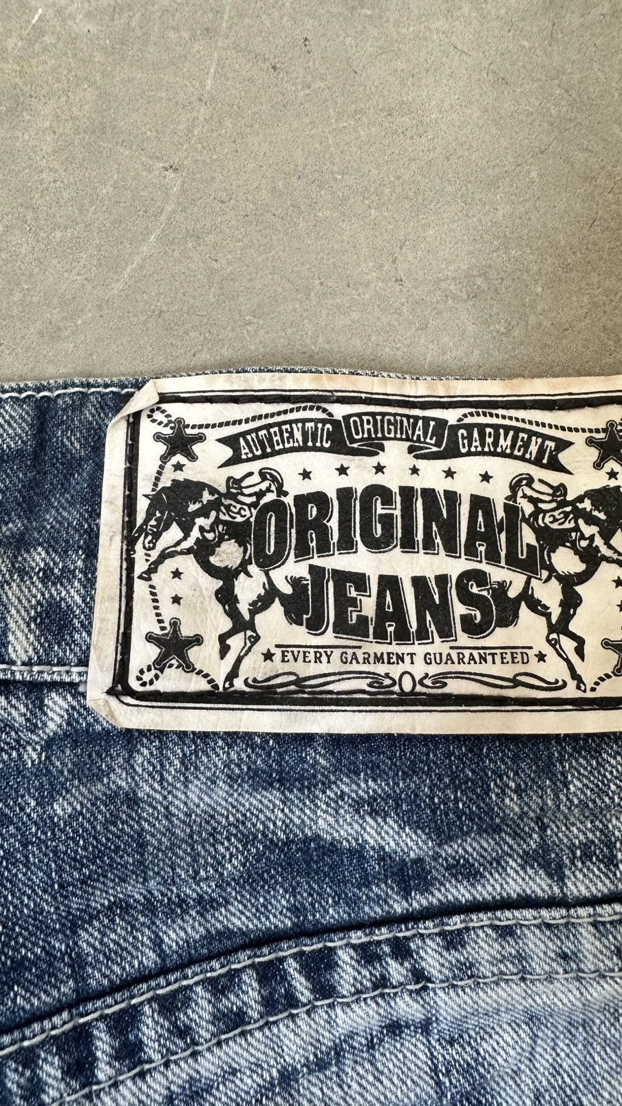 Japanese Brand THE VINTAGE SHERIFF DISTRESSED JEANS Size US 32 / EU 48 - 16 Thumbnail
