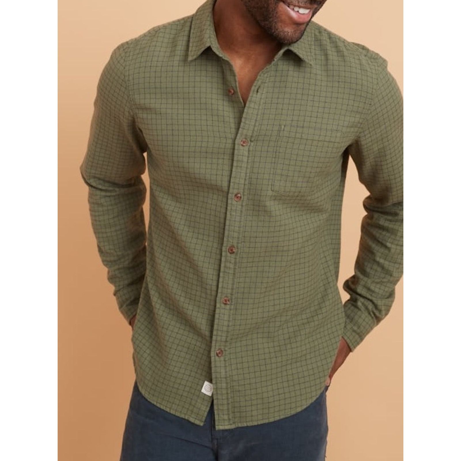 Marine Layer Marine Layer $124 Classic Fit Balboa Button Down Large EUC Size US L / EU 52-54 / 3 - 7 Thumbnail