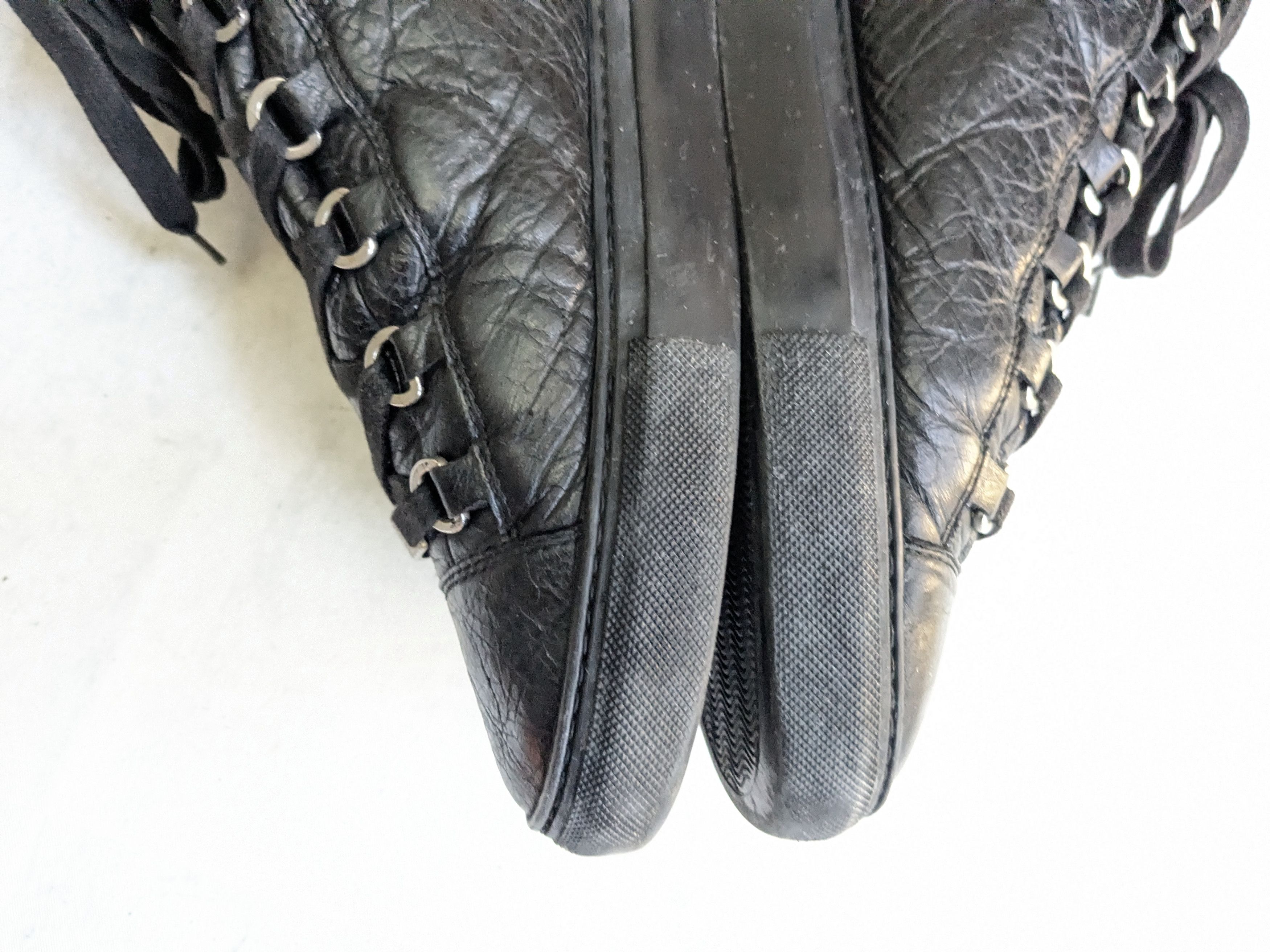 Balenciaga Balenciaga Arena Sneakers Black 11 High Tops Leather Size US 11 / EU 44 - 8 Thumbnail