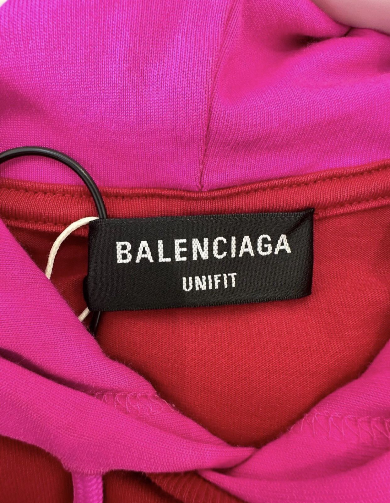 Balenciaga Balenciaga Splicing Color Letter Fake Two Piece Hoodie Size US XS / EU 42 / 0 - 8 Thumbnail
