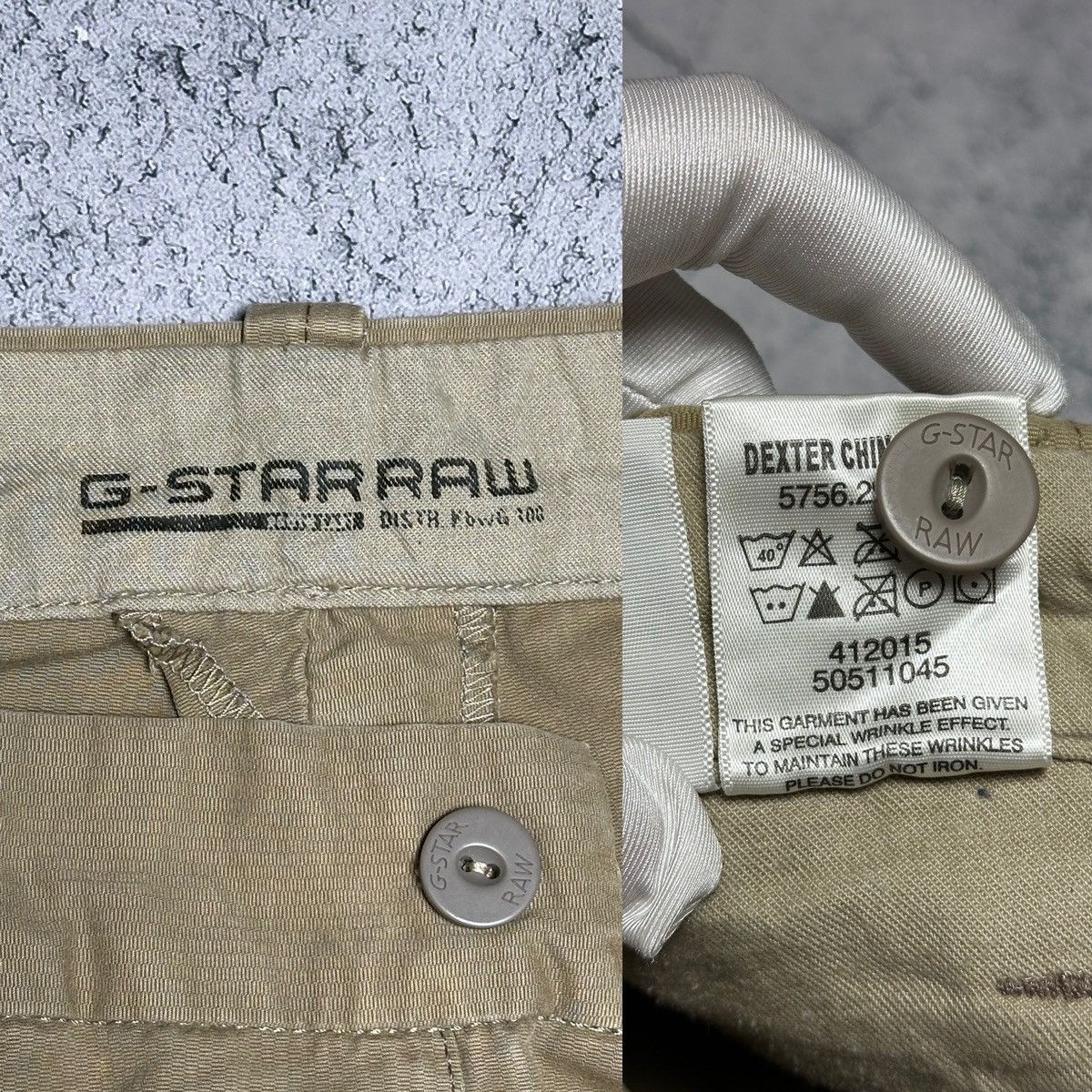 G-Star Vintage G Star Raw Military Style Y2K Distressed Baggy Pants Size US 32 / EU 48 - 20 Thumbnail