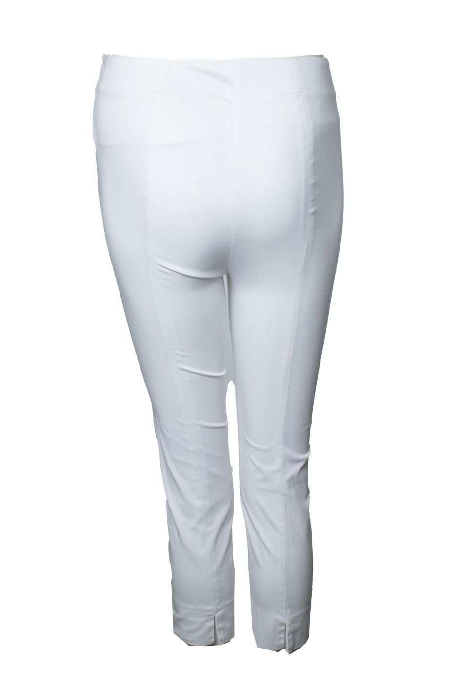 Loro Piana Loro Piana, white cropped linen capri pantalon Size 27" / US 4 / IT 40 - 3 Thumbnail