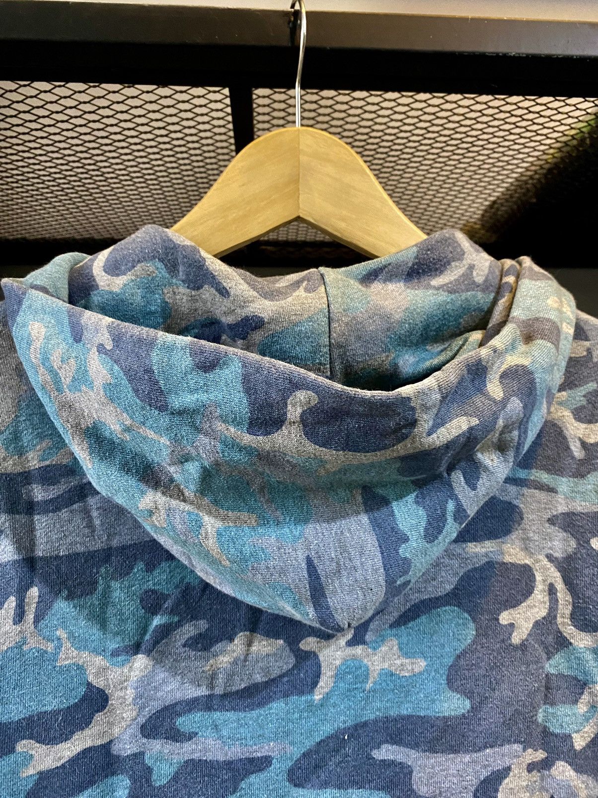 Japanese Brand Andy Warhol x SPRZNY Camo Blue Print Hoodie Japanese Size US L / EU 52-54 / 3 - 9 Thumbnail