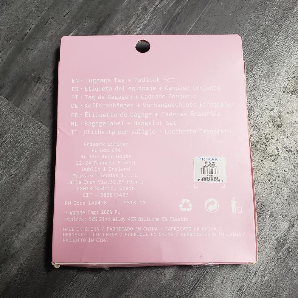 Designer Pink Popcorn & Milkshake Primark Travel Set Size ONE SIZE - 2 Thumbnail