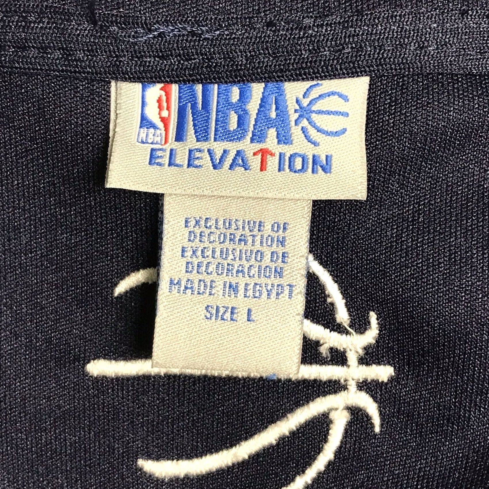 NBA NBA Elevation Men Navy Blue/White Lightweight Zip Basketball Track Jacket L Mens Regular Size Size US L / EU 52-54 / 3 - 3 Thumbnail