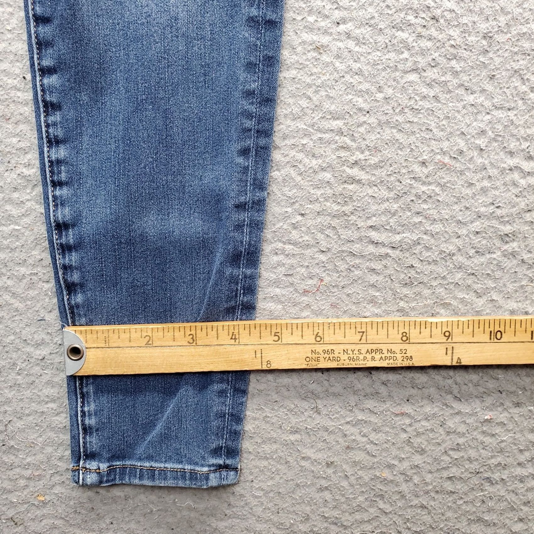 American Eagle Outfitters American Eagle Outfitters Jegging Jeans Womens 4 Blue Denim High-Rise Stretch Jeans Size 27" / US 4 / IT 40 - 5 Thumbnail