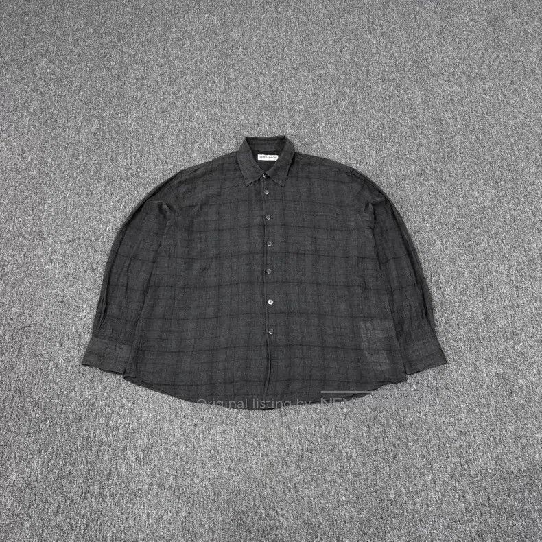 Our Legacy Our Legacy Plaid long-sleeved shirt jacket Size US L / EU 52-54 / 3 - 1 Thumbnail