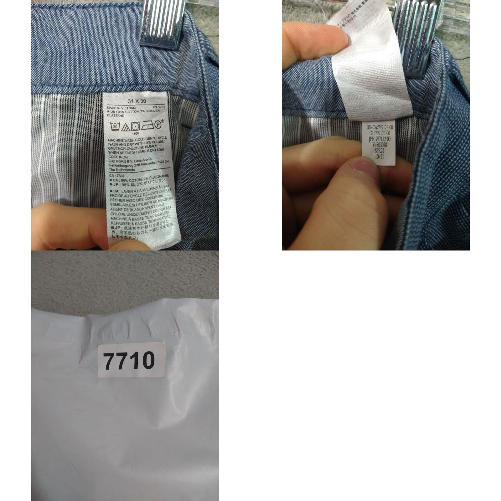 Banana Republic Banana Republic Pants Mens 31x24 Blue Relaxed Tapered Fit Pleated Front Chino Casual Workwear Mens Regular Waist 31 Inseam 24"} Size US 31 - 8 Thumbnail