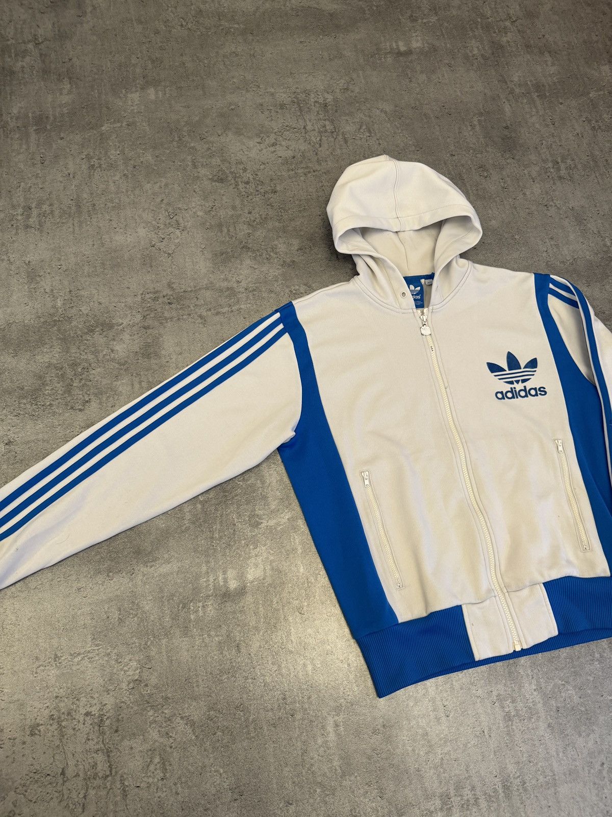 Adidas × Vintage Adidas Vintage 00s Zip Tracksuit 3 stripes logo Rap Skate Size US S / EU 44-46 / 1 - 3 Thumbnail