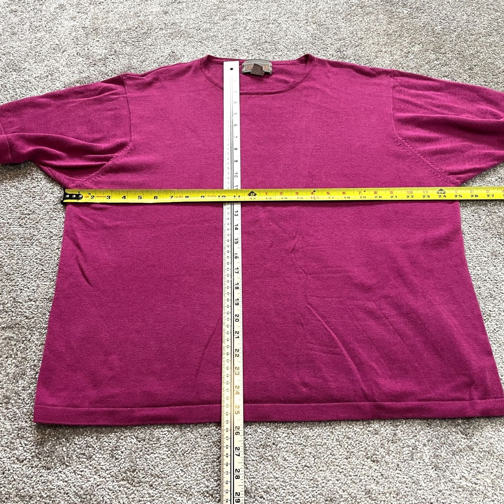 Vintage VINTAGE Liz Baker Sweater Womens 2X Purple Short Sleeve Pullover Crew Neck Knit Beaded Button Casual Womens Sweater Size XXL / US 16-18 / IT 52-54 - 5 Thumbnail
