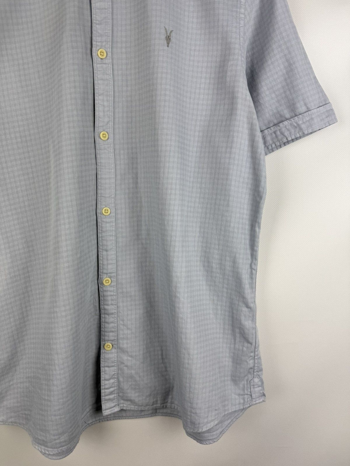 Allsaints Allsaints Sanborn SS Short Sleeve Checked Button Up Shirt Size US L / EU 52-54 / 3 - 6 Thumbnail