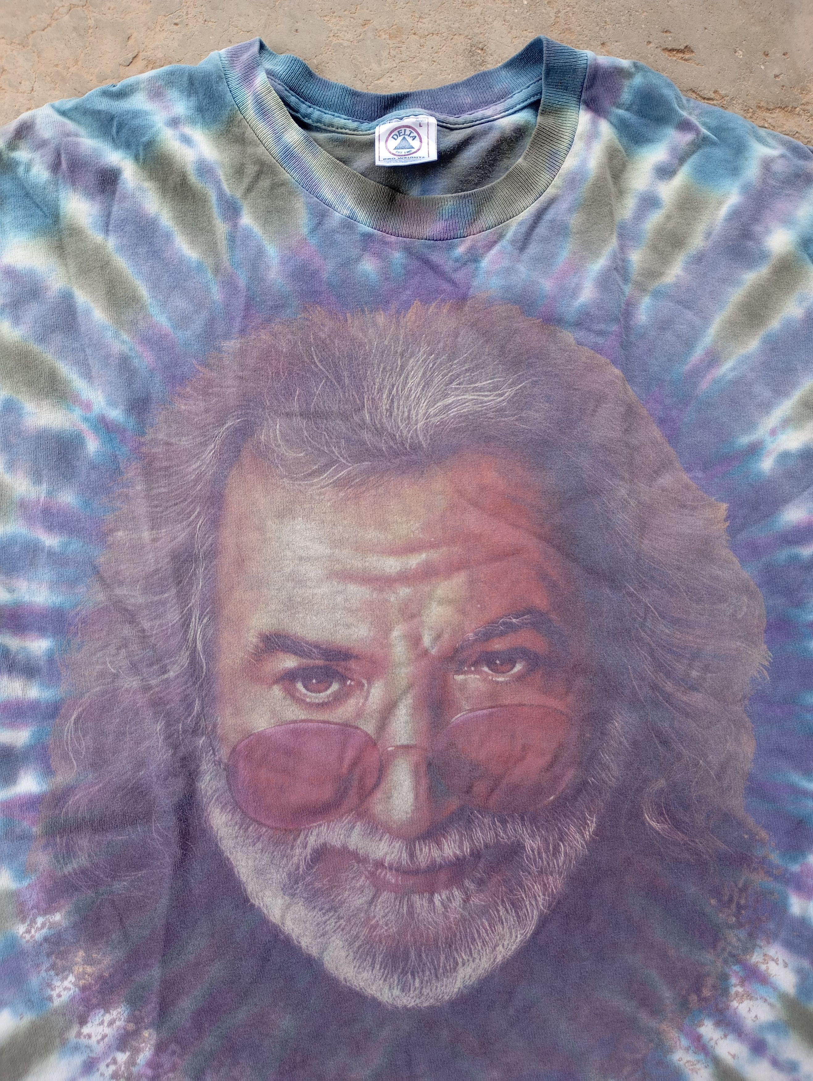Vintage Vintage 1990s Jerry Garcia T shirt Size US L / EU 52-54 / 3 - 2 Thumbnail