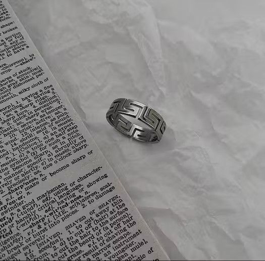 Designer × Vintage Retro punk ring Size ONE SIZE - 2 Thumbnail