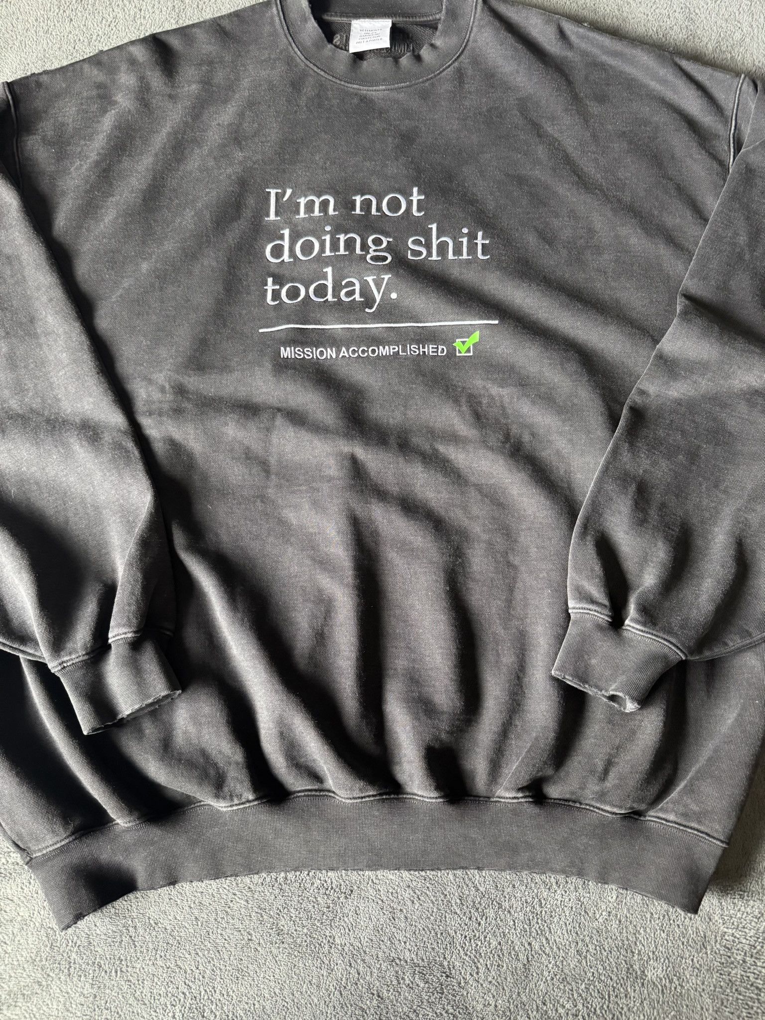 Vetements Vetements Not Doing Shit Today Crewneck Size US M / EU 48-50 / 2 - 5 Thumbnail