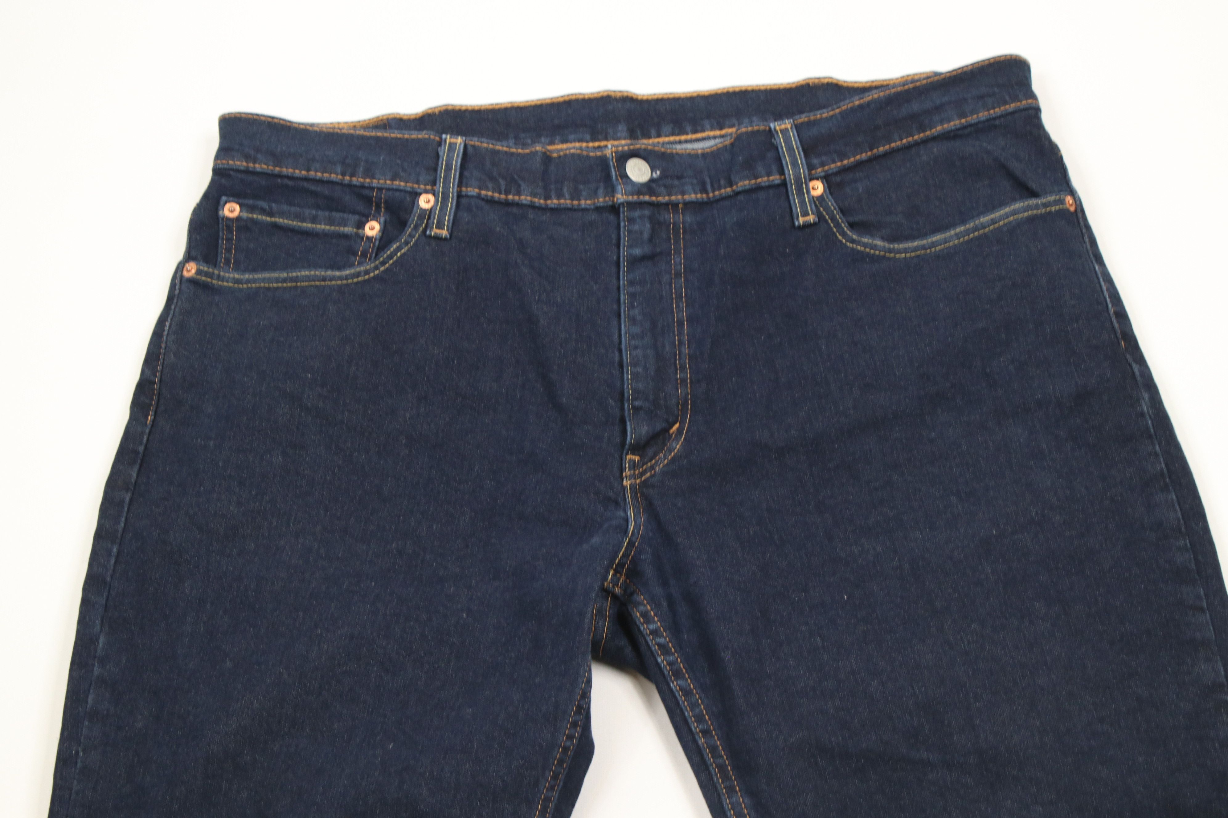 Levi's × Vintage Vintage Y2K Levis 514 Straight Leg Stretch Denim Jeans Size US 38 / EU 54 - 2 Thumbnail