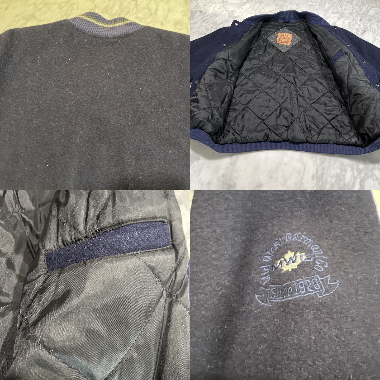 Vintage VINTAGE Mid-West Garment Co. Jacket Geometric Wool Lined Aztec Embroidered Snap Pockets Mens Large Jacket Size US L / EU 52-54 / 3 - 8 Thumbnail