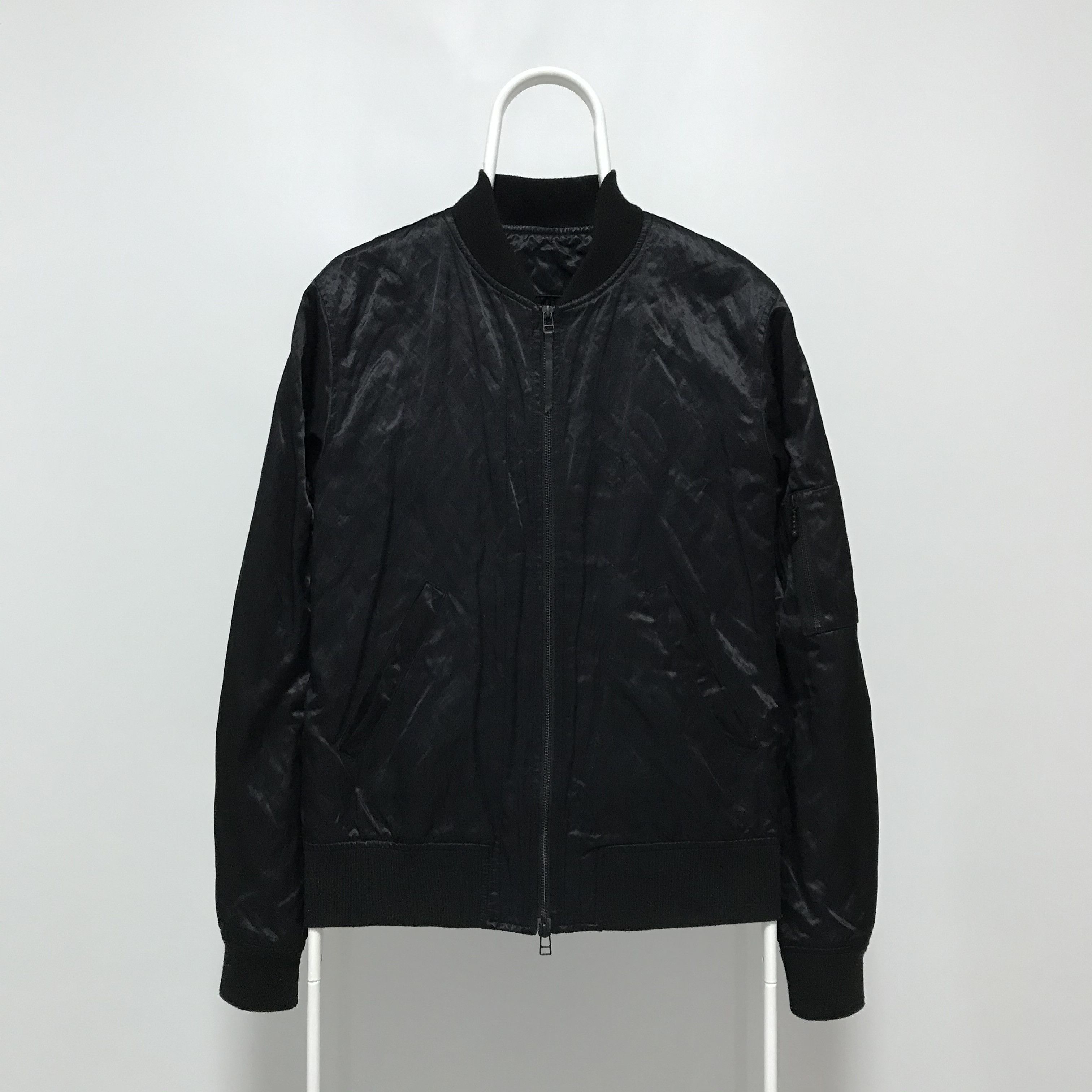 Tiger of Sweden TIGER OF SWEDEN Marc Bomber Jacket Light Coat Black Men's Size US XL / EU 56 / 4 - 1 Thumbnail
