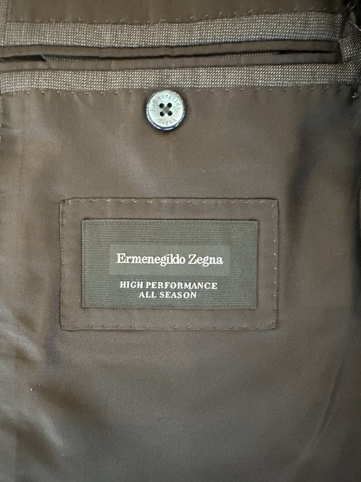 Ermenegildo Zegna ZEGNA DARK GREY TROFEO WOOL SUIT Size 50R - 2 Thumbnail