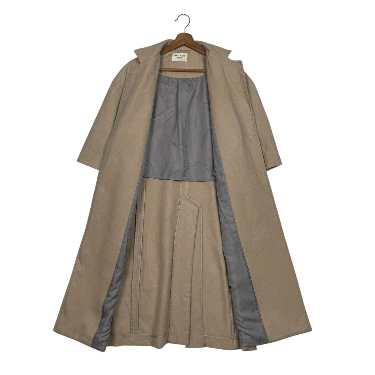 Fear of God Fear Of God Fourth Collection Short Sleeve Wool Brown Coat Size US S / EU 44-46 / 1 - 11 Thumbnail