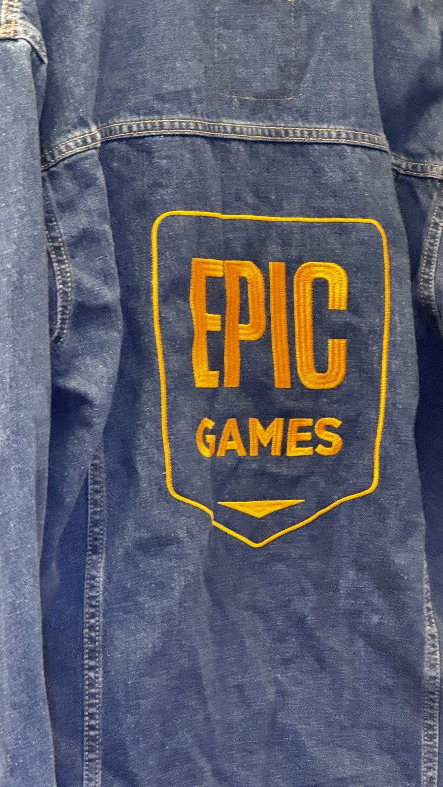 Designer × Other × Video Store Apparel EPIC GAMES STAFF EXCLUSIVE DENIM JACKET Size US L / EU 52-54 / 3 - 3 Thumbnail
