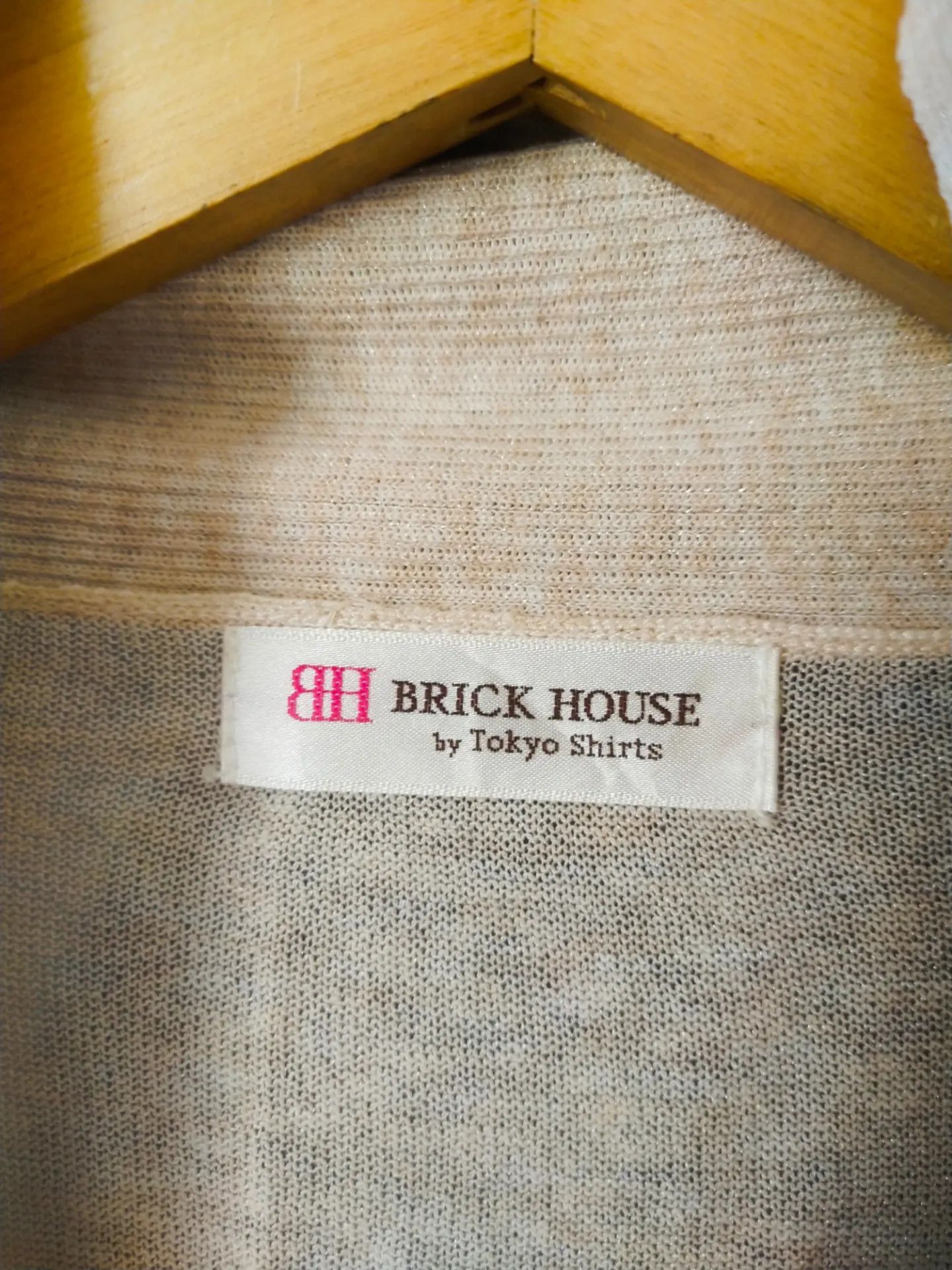 Japanese Brand Brick House Tokyo Sheer Striped Open Front Cardigan Size L / US 10 / IT 46 - 6 Thumbnail