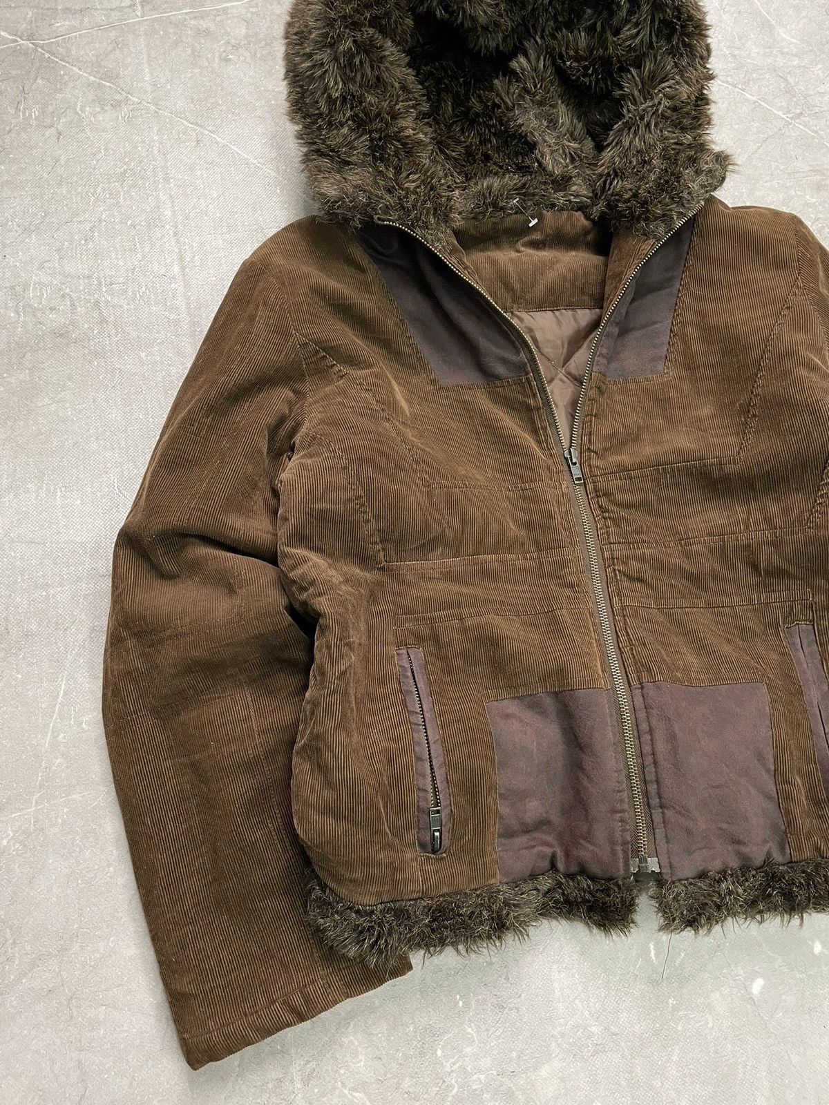 If Six Was Nine If six was nine corduroy jacket faux fur opium Y2K cozy Size US M / EU 48-50 / 2 - 4 Thumbnail