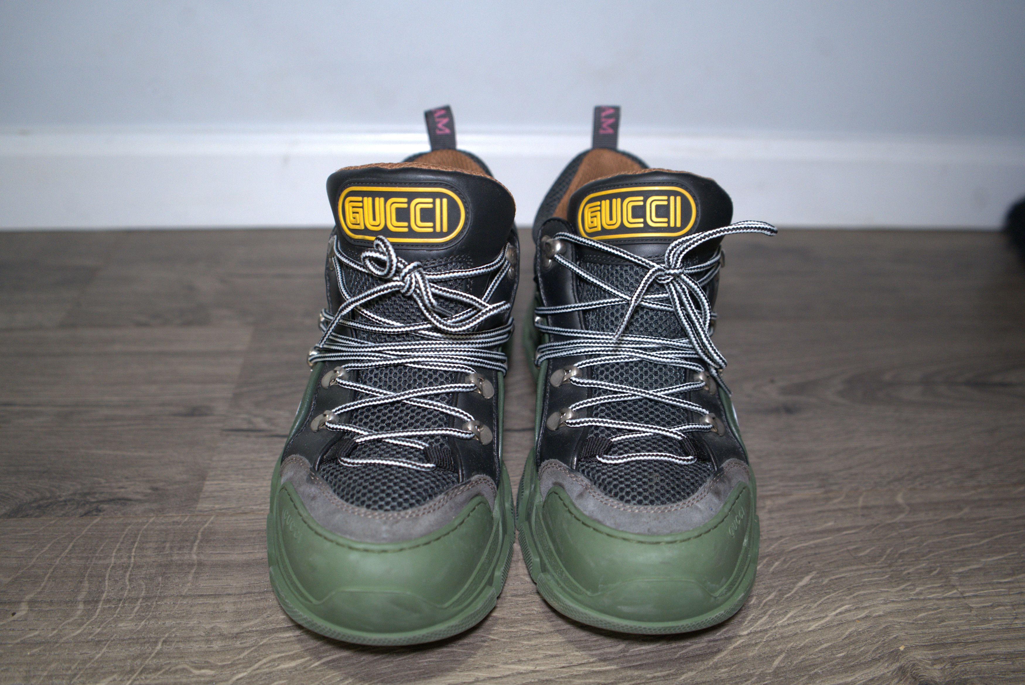 Gucci Gucci FlashTrek Green Black Trainers Size US 9.5 / EU 42-43 - 3 Thumbnail